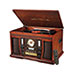 Mahogany Victrola Aviator Music System