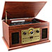 iLive 6-In-1 Bluetooth Turntable Music System