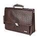 Vintage Leather Faux Crocodile Leather Briefcase