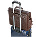Vintage Leather Faux Crocodile Leather Briefcase