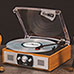 Altec Lansing ALT-400 Bluetooth Turntable with FM Radio