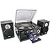 Jensen JTA-475 3-Speed Turntable with CD Player