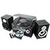 Jensen JTA-475 3-Speed Turntable with CD Player