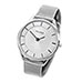 Pulsar Ladies White Mesh Watch
