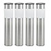 Gardenstar LED Solar Bollard Lights - 4 Pack