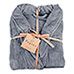 Northpoint Trading Plush Bath Robe - Grey