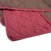 Polyester Burgundy Reverse Loveseat Cover