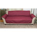 Polyester Burgundy Reverse Sofa Cover