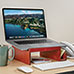 Rolodex Mahogany Phone Stand