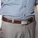 Tour Gear Leather Ratchet Brown/Black Belts - 2 Pack