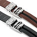 Tour Gear Leather Ratchet Brown/Black Belts - 2 Pack