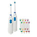 Electric Toothbrushes - 2 Pack with Brush Heads