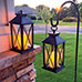 LED Pillar Candle Lantern - 2 Pack