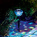 Ideaworks Color Changing Solar Lights - 4 Pack