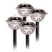 Ideaworks Color Changing Solar Lights - 4 Pack