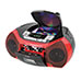Coby Cassette/CD Player/Radio with LCD Display