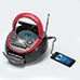 Axess Portable Boombox Radio/CD/Cassette Player