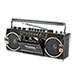 Borne Portable Radio with Cassette Player/Recorder