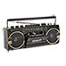 Borne Portable Radio with Cassette Player/Recorder