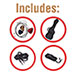 Spectrum AIL 278B Electric Guitar & AMP - Silver