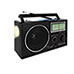 Technical Pro Solar Powered AM/FM/Shortwave Radio with Bluetooth