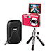 Vivitar 14MP Red Camera with Flip Screen