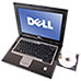 Dell Duo Core 4.0 GHz / 120 GB Laptop - Red
