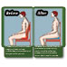 Miracle Blu Bamboo Seat Cushion - 2 Pack