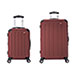 Dukap 2 Piece Luggage Set with Weight Scale
