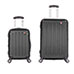 Dukap 2 Piece Luggage Set with Weight Scale