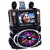 Karaoke USA GF846 Color Changing Karaoke Machine