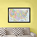 Winding Hills Designs U.S. Magnetic Map
