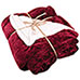 Northpoint Trading Red Sherpa Snowflake Blanket