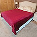 Northpoint Trading Red Sherpa Snowflake Blanket