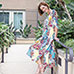 Winlar Women's Bright Floral Caftans