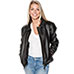 Ladies Leather Motorcycle Jacket