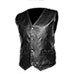 Black Patch Leather Vest