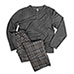 Rugged Frontier Men's Navy & Grey Pajama Set- 2 Pack