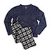Rugged Frontier Men's Navy & Grey Pajama Set- 2 Pack
