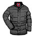 Truppa Men's Black Hooded Parka Coat