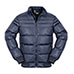 Truppa Men's Navy Puffer Faux Fur Parka Jacket