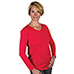 Hanes Women's Long Sleeve V- Neck Shirts
