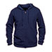 Independent Trading Co Men's Navy Lightweight Zip Hoodies