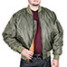 Bravo Men's Olive Flight Jacket