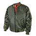 Bravo Men's Olive Flight Jacket