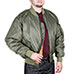 Bravo Men's Olive Flight Jacket