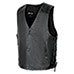 Burk's Bay Men's Black Leather Vest