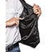 M Collection Black Patch Leather Vest