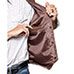 M. Collection Chestnut Patch Leather Vest