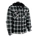 Quilt-Lined Flannel Shirt with Hood